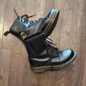 Dr. Martens Black Leather Boots